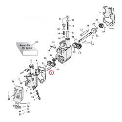 MCS Oil Pump, Idler Shaft