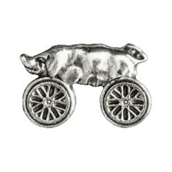 MCS Biker Pins Hog On Wheels Pin