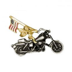 MCS Biker Pins Angel Flag Bike Pin