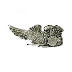 MCS Biker Pins V-Twin Eagle Wing Pin