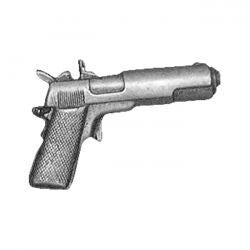 MCS Biker Pins Pistol 1911 Pin