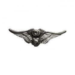 MCS Biker Pins V-Twin Engine Wings Pin