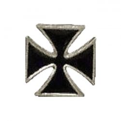 MCS Biker Pins Maltese Cross Pin Black