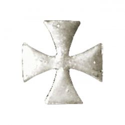 MCS Biker Pins Maltese Cross Pin Silver