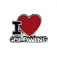 MCS Biker Pins I Love Goldwing Pin
