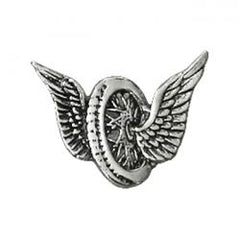 MCS Large Wing Wheel Motorcycle Pin