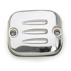 MCS Cover, H/B Master Cyl. Grooved. Chr.