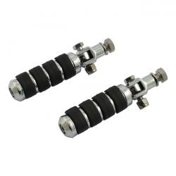 MCS Comfort Stud Mount Foot Peg Kit. 1/2-20. Chrome