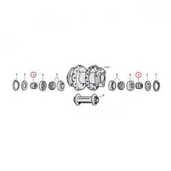 MCS Wheel Hub Axle Spacer