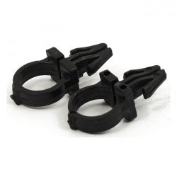 MCS Black Handlebar Wire Clips