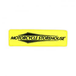 MCS Motorcycle Storehouse, Logo Patch. Yellow
