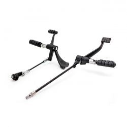 MCS Evo XL Forward Control Kit. Iso Pegs. Black