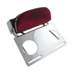 MCS Custom Fat Bob Taillight Kit. Chrome