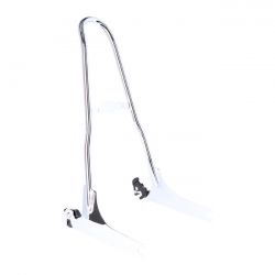 MCS Sissy Bar Kit 21" 1-Piece Upright, Chrome