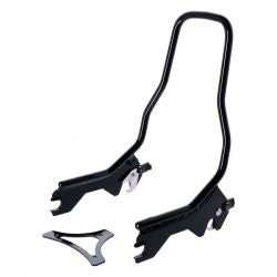 MCS Sissy Bar Kit 12" Upright. Gloss Black
