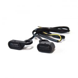 MCS Fastline, Below Bar Led Turn Signal Set. Black