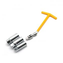 MCS Spark Plug T-Wrench, With 16/18/21mm Sockets