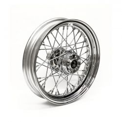 MCS 3.00 X 16 Rear Wheel 40 Spokes Chrome