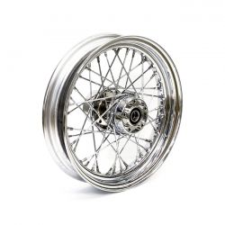 MCS 3.00 X 16 Rear Wheel 40 Spokes Chrome