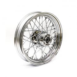 MCS 3.00 X 16 Rear Wheel 40 Spokes Chrome