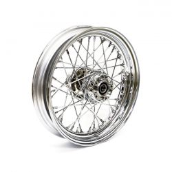 MCS 3.00 X 16 Rear Wheel 40 Spokes Chrome