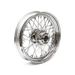 MCS 3.00 X 16 Rear Wheel 40 Spokes Chrome