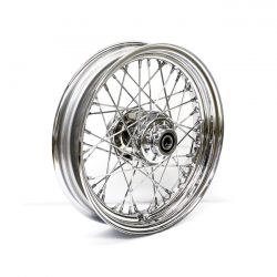 MCS 3.00 X 16 Front Wheel 40 Spokes Chrome