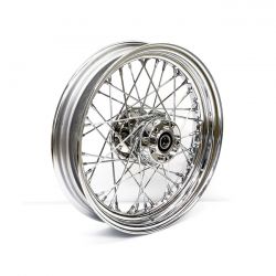 MCS 3.00 X 16 Front Wheel 40 Spokes Chrome