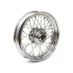 MCS 3.00 X 16 Front Wheel 40 Spokes Chrome
