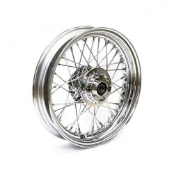 MCS 3.00 X 16 Front Wheel 40 Spokes Chrome