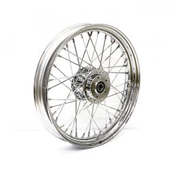 MCS 2.50 X 19 Front Wheel 40 Spokes Chrome