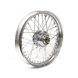 MCS 2.50 X 19 Front Wheel 40 Spokes Chrome