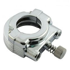 MCS Throttle Clamp Set, Dual Cable. Chrome