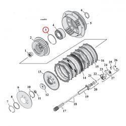 MCS Retaining Ring, Clutch Bearing