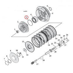 MCS Retaining Ring, Clutch Bearing