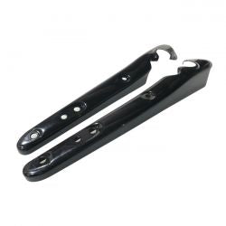 MCS 04-22 XL Fender Strut Covers. Black