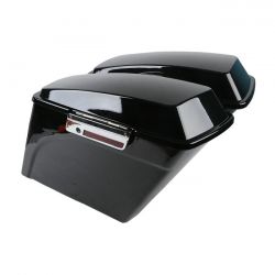 MCS 5" Down Extended Saddlebag Set. Black