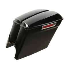 MCS 5" Down Extended Saddlebag Set. Black