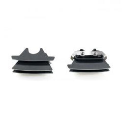 MCS Head Bolt Bridge Cover Set. Finned, Black