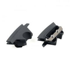 MCS Head Bolt Bridge Cover Set. Finned, Black
