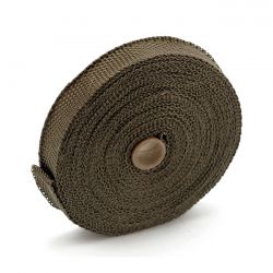 MCS Exhaust Insulating Wrap. 1" Wide Copper