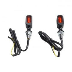 MCS Fastline, Led 3-1 Taillight/Turn Signals. Black/Amber Lens