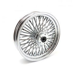 MCS Radial 48 Fat Spoke Front Wheel 3.50 X 16 Df Chrome