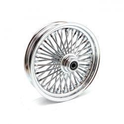 MCS Radial 48 Fat Spoke Front Wheel 3.50 X 16 Sf Chrome
