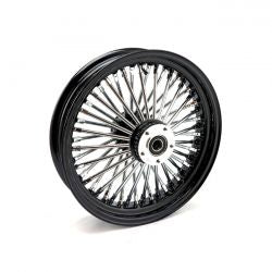 MCS Radial 48 Fat Spoke Rear Wheel 3.50 X 16 Black