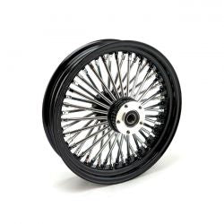 MCS Radial 48 Fat Spoke Rear Wheel 3.50 X 16 Black