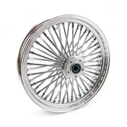 MCS Radial 48 Fat Spoke Front Wheel 3.50 X 18 Df Chrome
