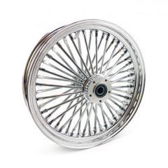 MCS Radial 48 Fat Spoke Front Wheel 3.50 X 18 Df Chrome