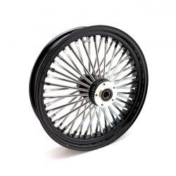MCS Radial 48 Fat Spoke Front Wheel 3.50 X 18 Df Black