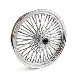 MCS Radial 48 Fat Spoke Front Wheel 3.50 X 18 Sf Chrome
